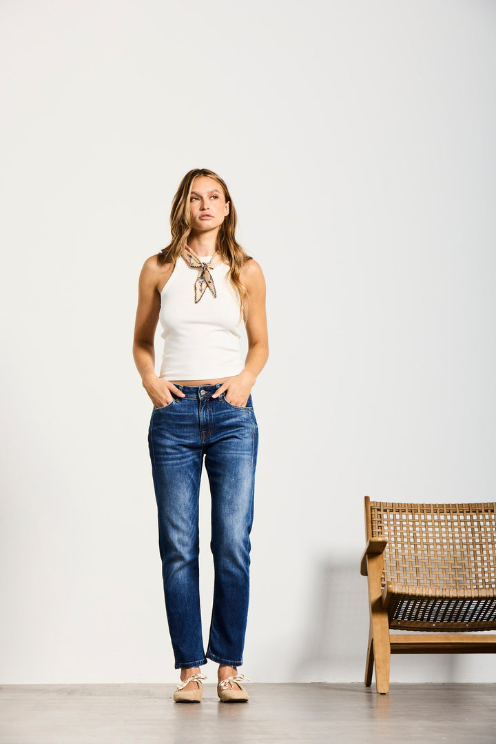 C4 | RELAXED FIT | DARKBLUE GOLDGARN DENIM