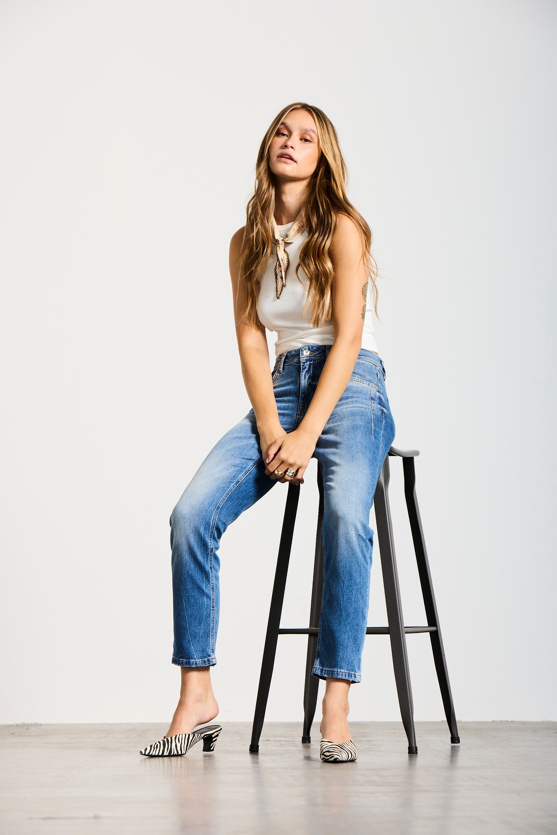 C4 | RELAXED FIT | MIDBLUE