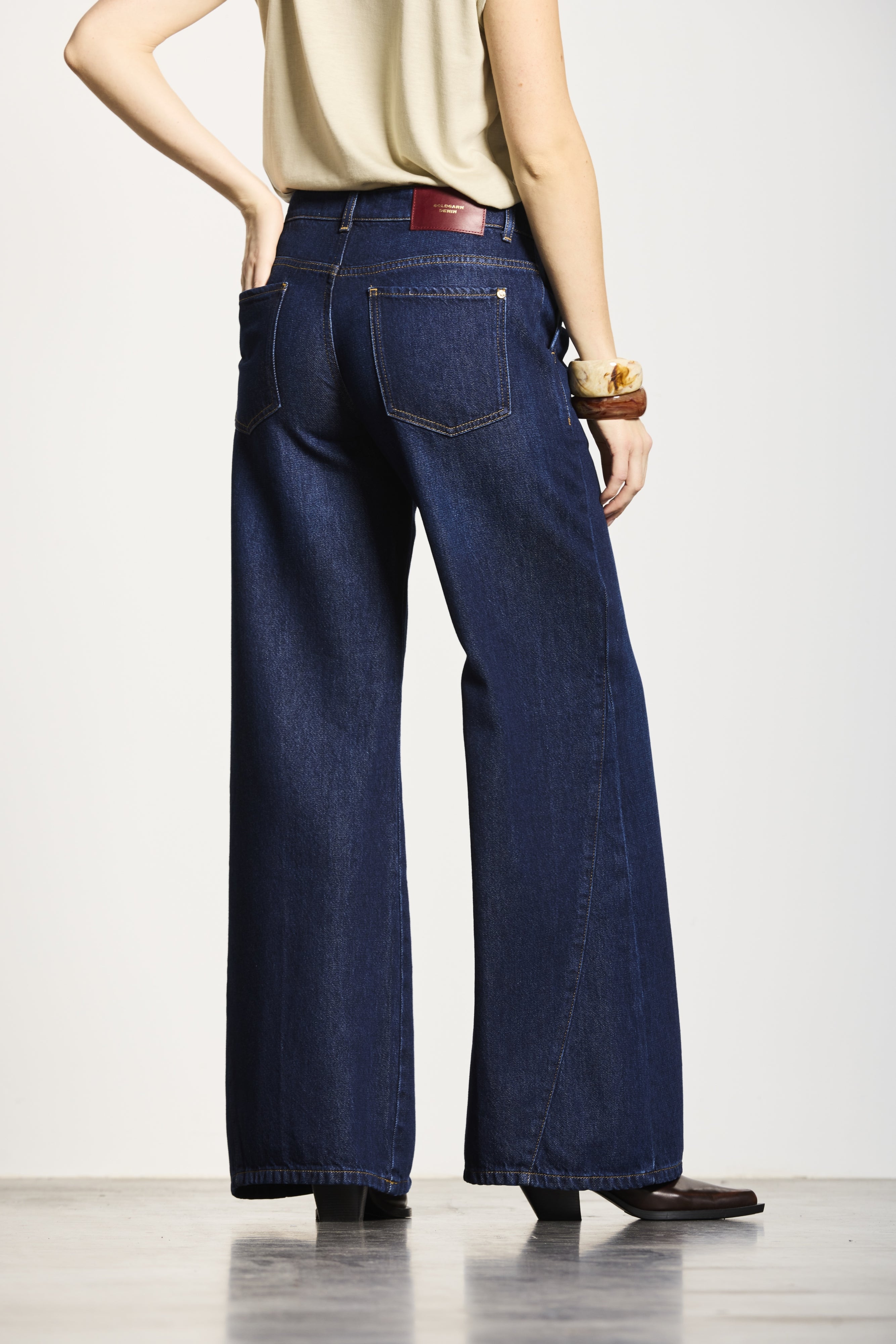LUISA | TWISTED WIDE LEG | DARKBLUE