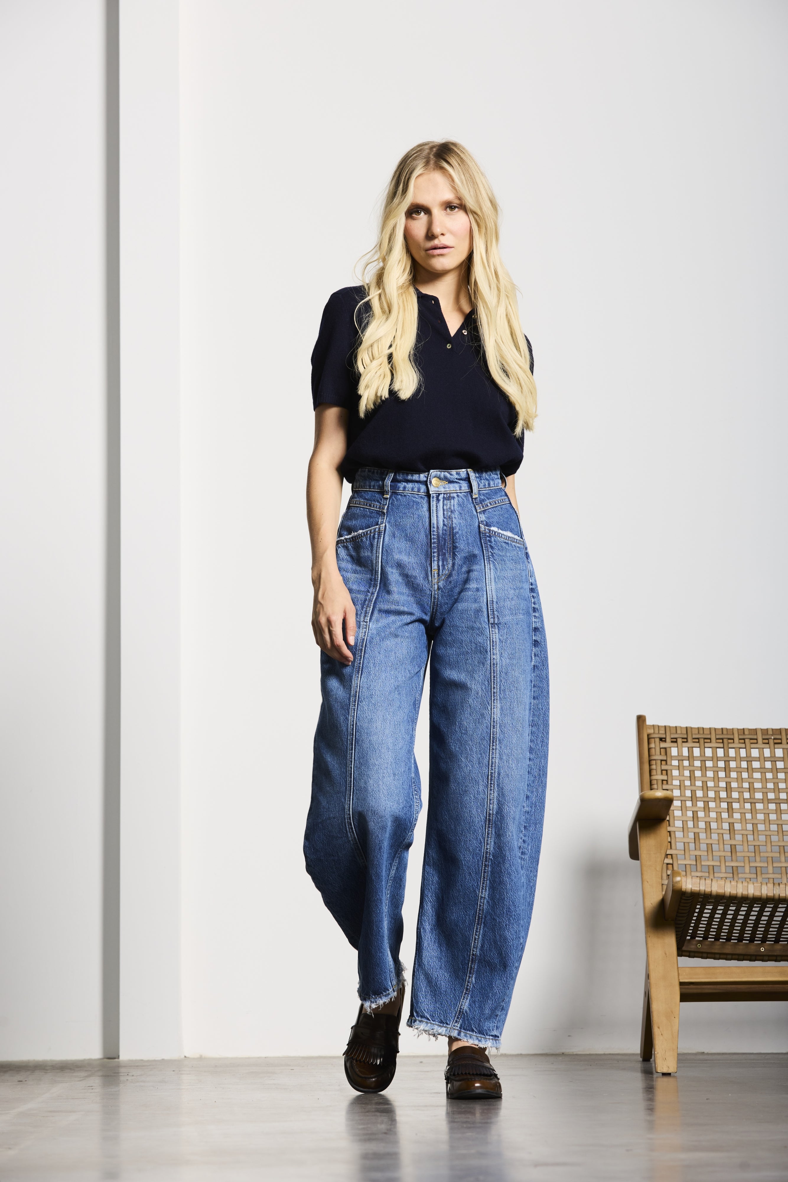 LUZENBERG | BARELL LEG | MIDBLUE