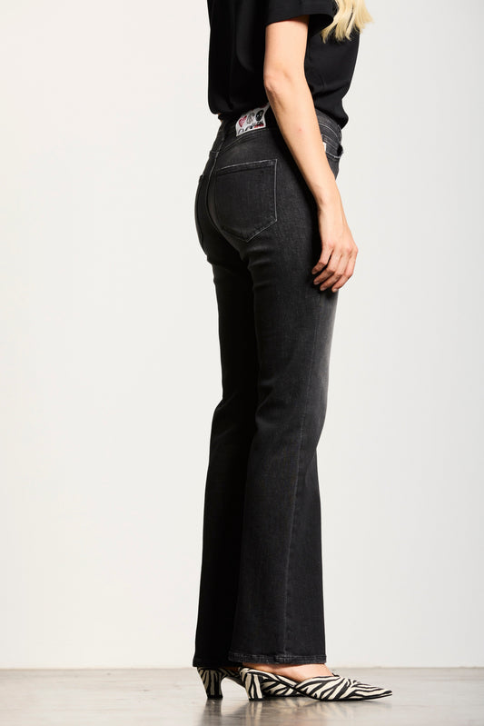 LINDENHOF | NEW FLARE FIT | BLACK GOLDGARN DENIM