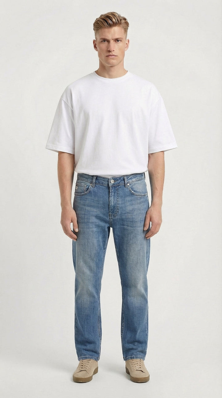 OSTSTADT | STRAIGHT FIT | LIGHTBLUE GOLDGARN DENIM