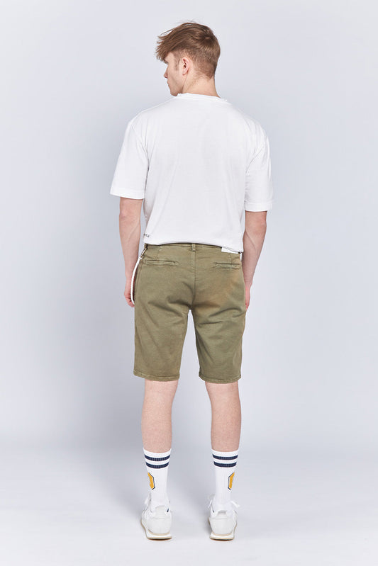 HAFEN | CHINO SHORT | OLIVE GOLDGARN DENIM