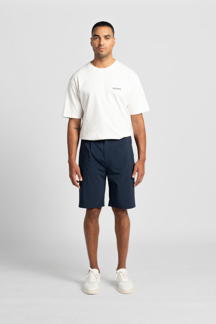 HAFEN | COOL SHORT | DARKBLUE GOLDGARN DENIM