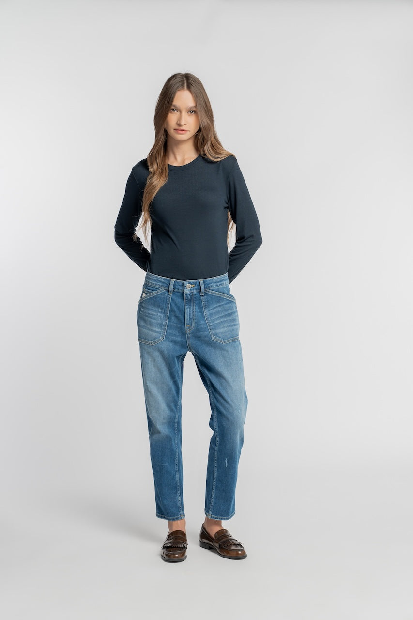 SCHÖNAU | RELAXED FIT | MIDBLUE
