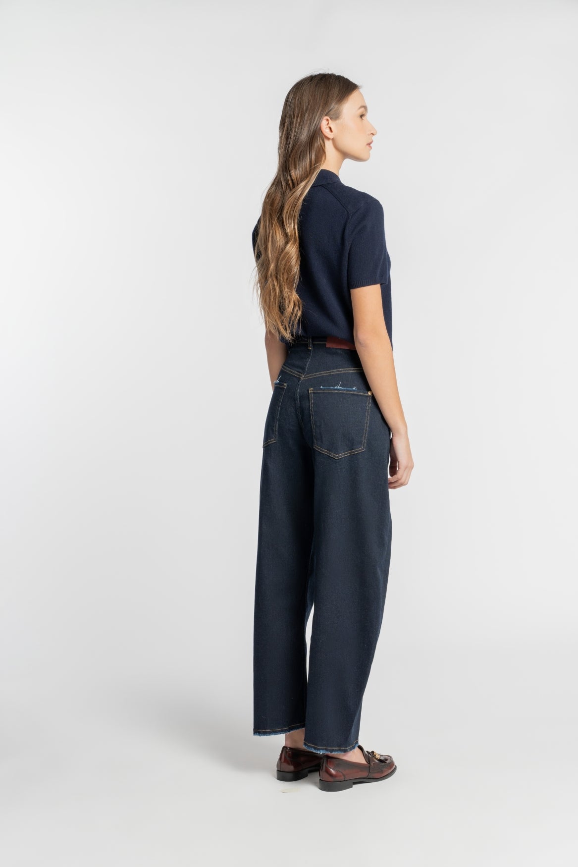 LUZENBERG | BARELL LEG | DARKBLUE
