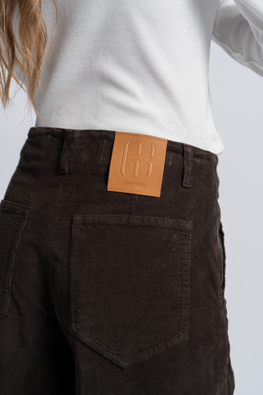 WALLSTADT | TWISTED WIDE LEG | BROWN