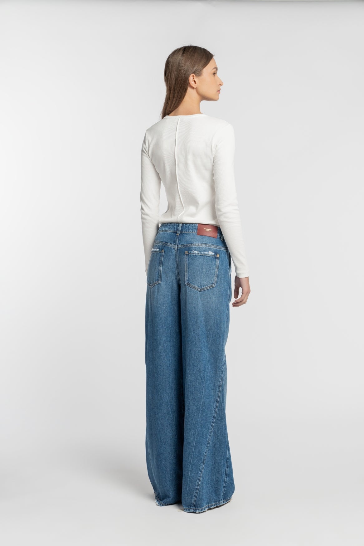 LUISA | TWISTED WIDE LEG | VINTAGEBLUE