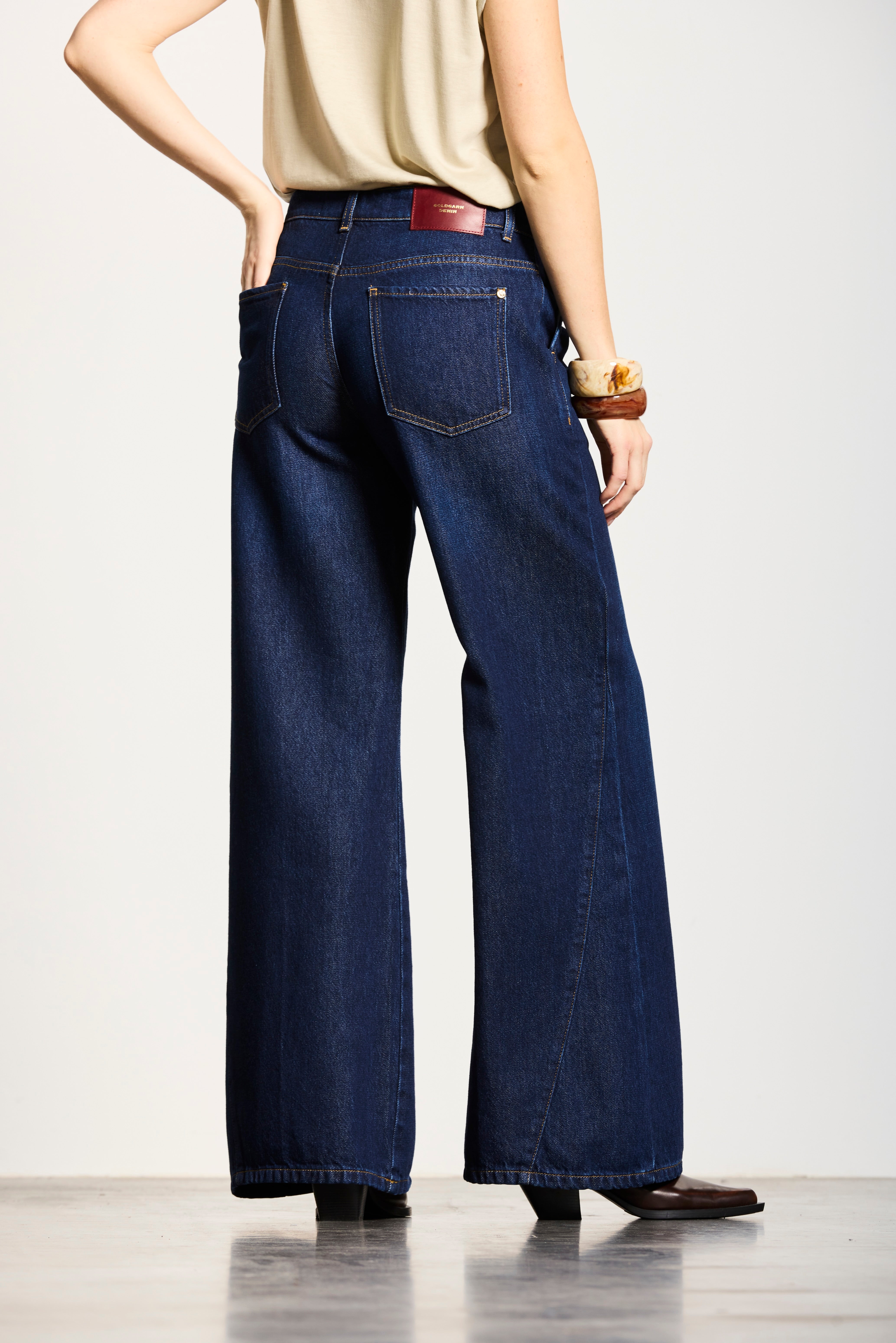LUISA | TWISTED WIDE LEG | DARKBLUE