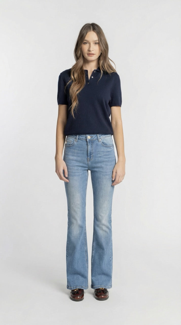 LINDENHOF | NEW FLARE FIT | VINTAGEBLUE GOLDGARN DENIM